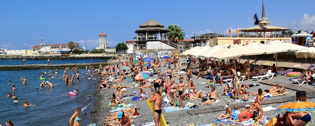 Сочи с начала курортного сезона принял около 1,5 млн туристов